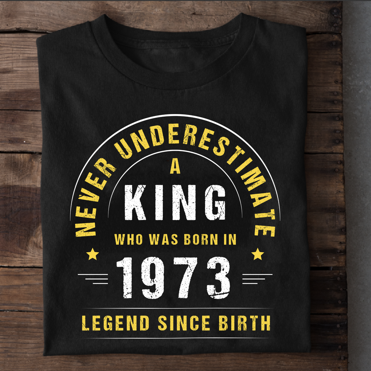 KING LEGEND 1973 PREMIUM QUALITY TSHIRT